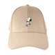 Snoopy Canvas Cap Cream