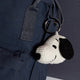 Snoopy Head Corduroy Keyring