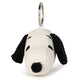 Snoopy Head Corduroy Keyring