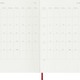 Daily Softcover Diary Large Scarlet Red 2027