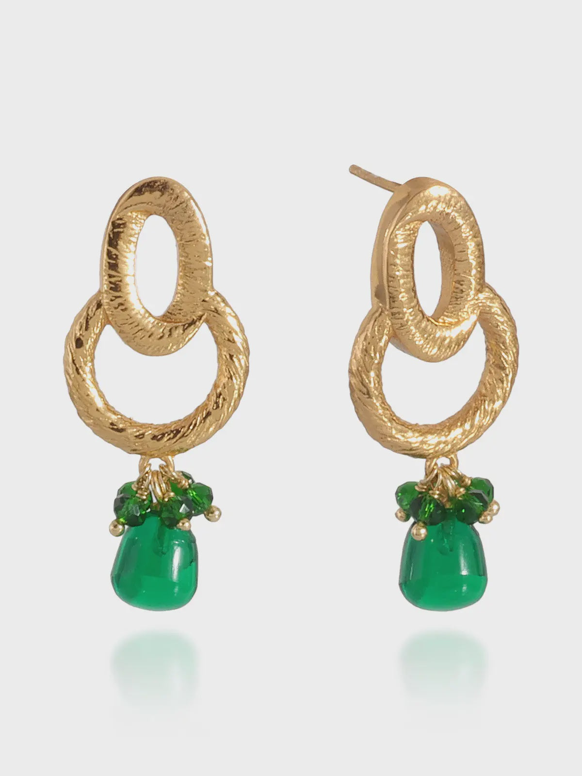 Sorrel Earrings Emerald