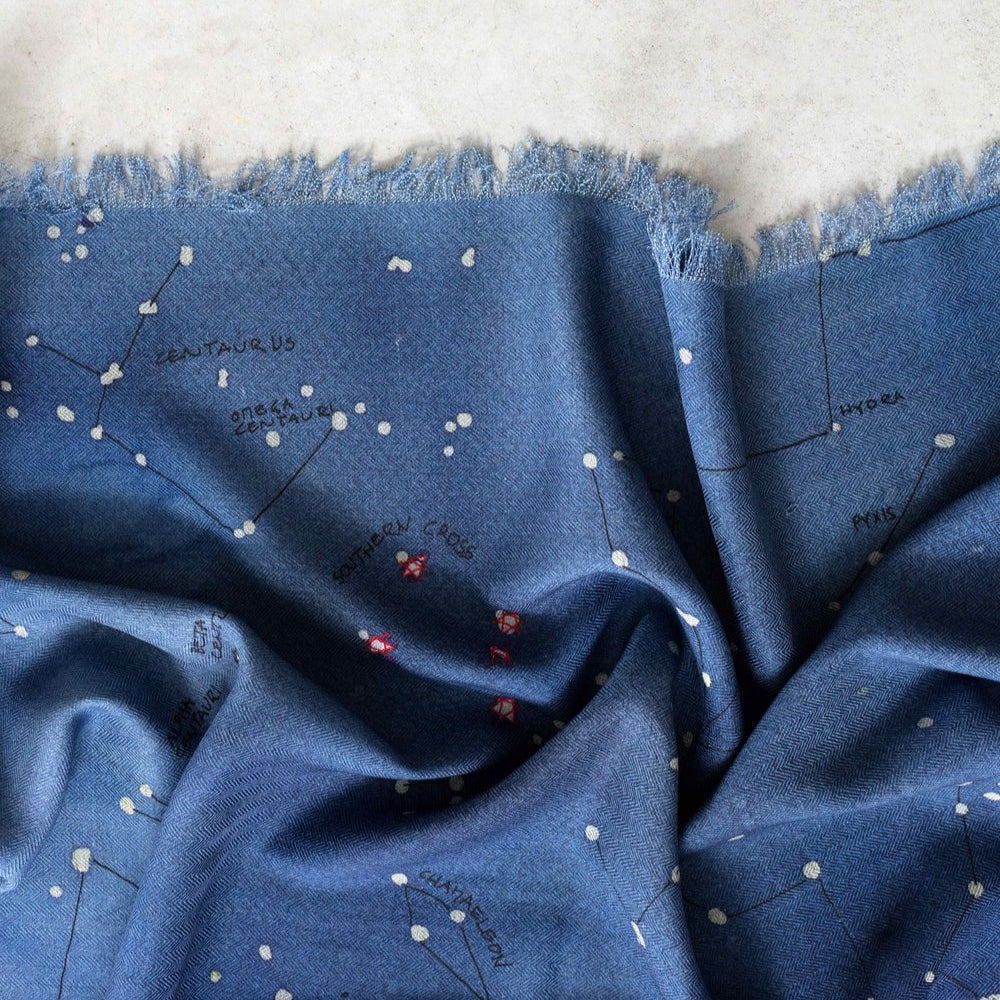 Southern Cross Silk & Cashmere Pashmina - Catherine Baudet