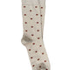 Spotty Cotton Socks Bisque