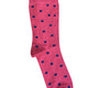 Spotty Cotton Socks Raspberry