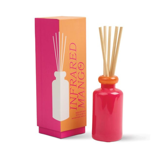 Stacked 3.2oz Glass Diffuser Hot Pink and Orange - Infrared Mango ...