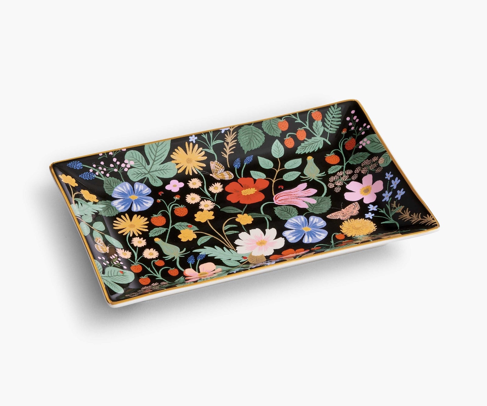 Strawberry Fields Porcelain Catchall Tray