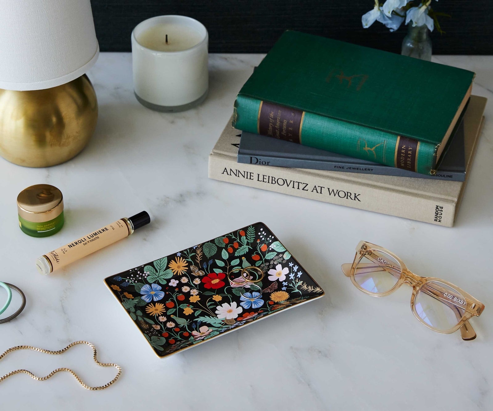 Strawberry Fields Porcelain Catchall Tray