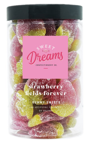 Strawberry Fields Forever Gummy Sweets Jar 360g