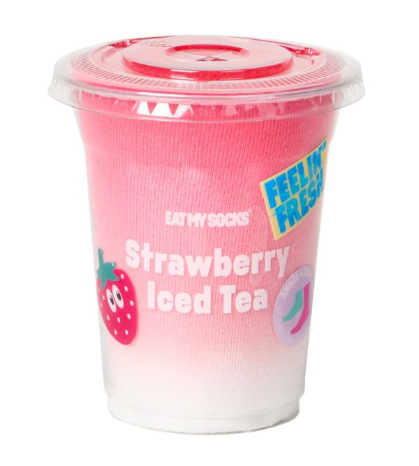 Iced Tea Strawberry Socks - 2 Pairs