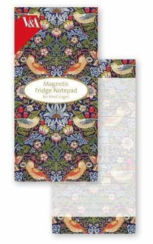 V&A Strawberry Thief Magnetic To Do Pad
