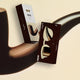 Magritte x Izipizi Sunglasses C Brown Pipe