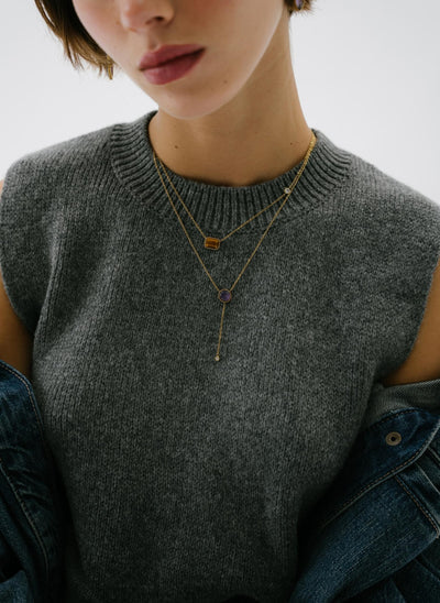 Sunna Necklace Green Onyx
