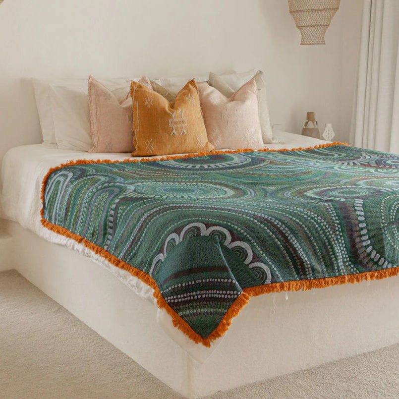 Sun & The Seven Sisters Recycled Cotton Throw