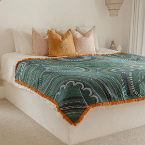 Sun & The Seven Sisters Recycled Cotton Throw
