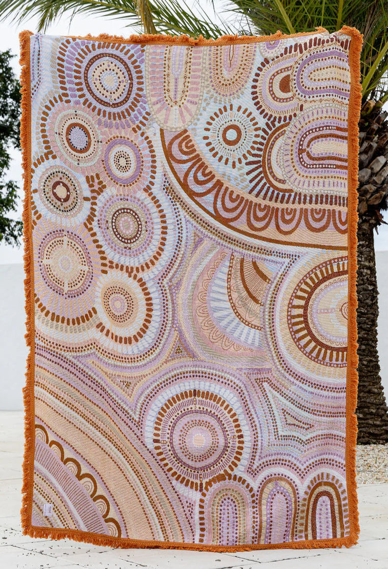 Sun & The Seven Sisters Recycled Cotton Throw