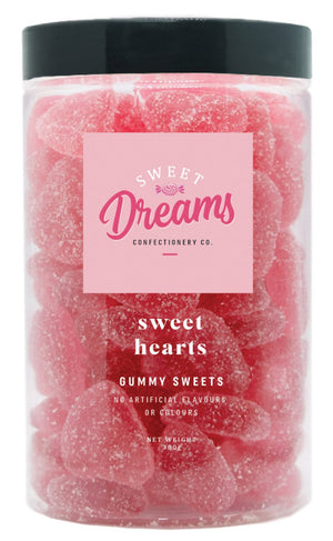 Sweet Hearts Gummy Sweets Jar 360g