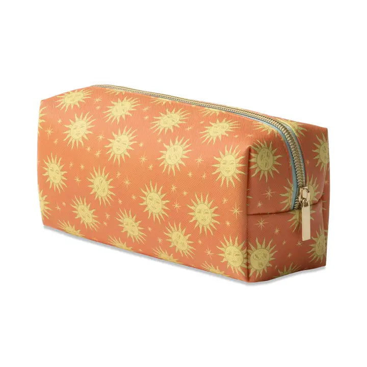 Vegan Leather Pouch - Terracotta Sun