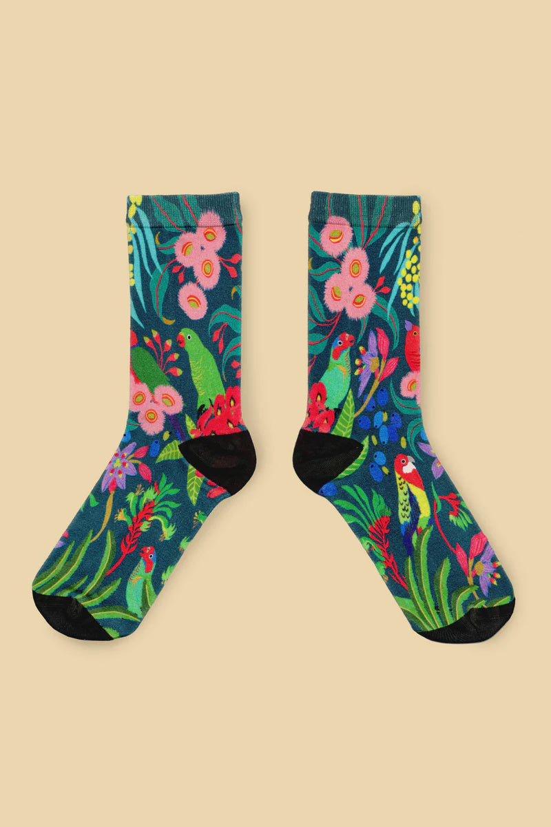 The Garden Bamboo Crew Socks
