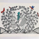 Tree Spirits Family Ink on Paper - Gond Art