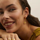 Triple Star Drop earrings