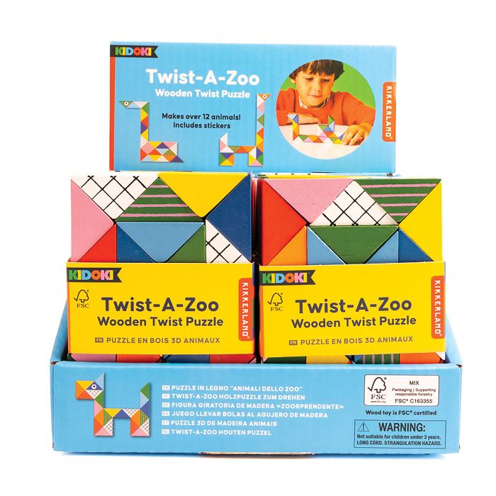 Twist-A-Zoo Wooden Twist Puzzle