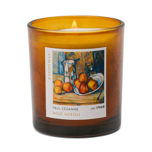 Impressionist Glass Candle 6oz/170g - Cezanne: Still Life with Milk Jug & Fruit