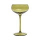 Lou Coupe Glass - Set of 2 Olive