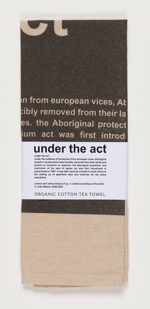 Under the Act Tea Towel - Judy Watson