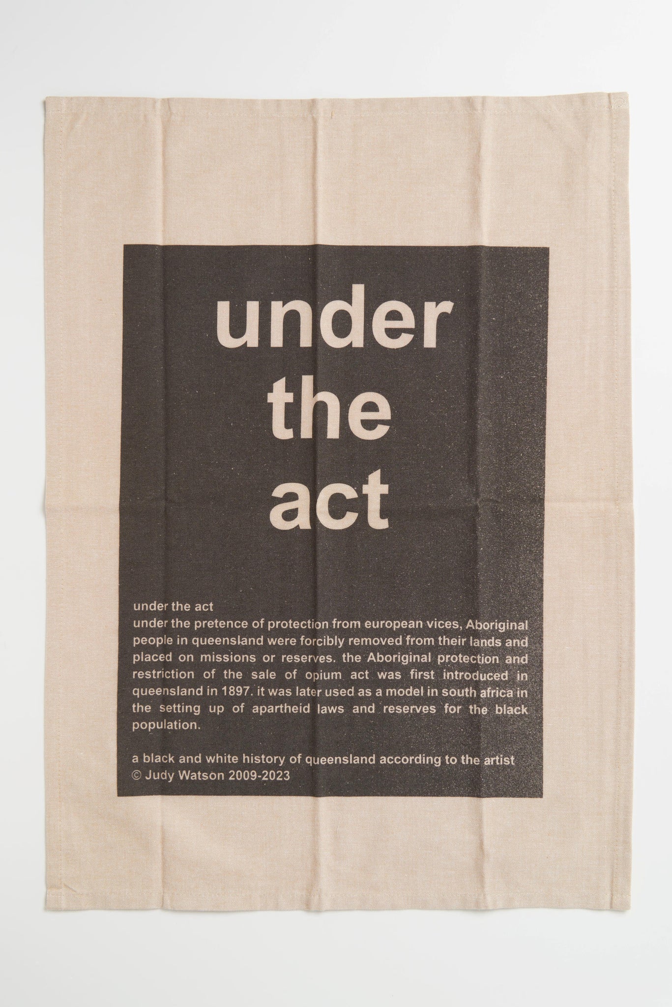 Under the Act Tea Towel - Judy Watson