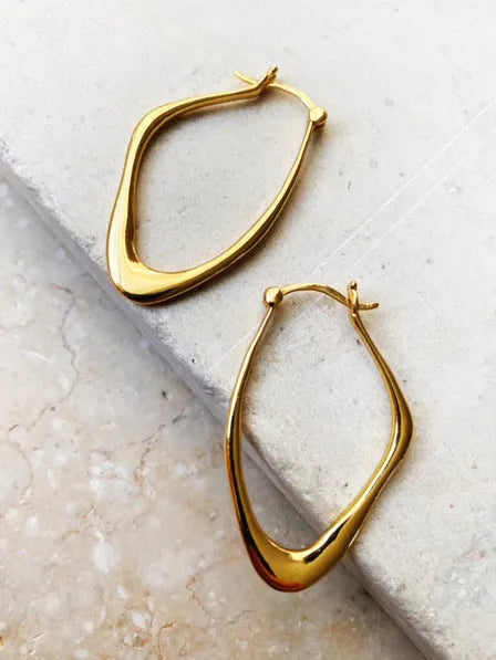 Valentina Gold Hoop Earrings