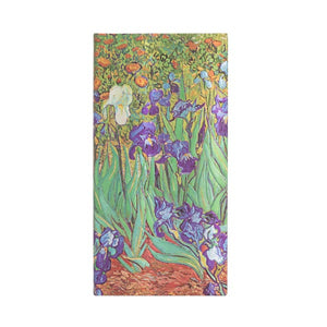 Van Gogh's Irises Slim Lined Hardcover Journal