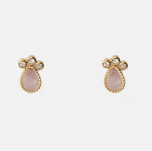 Venus Earrings Watermelon Quartz