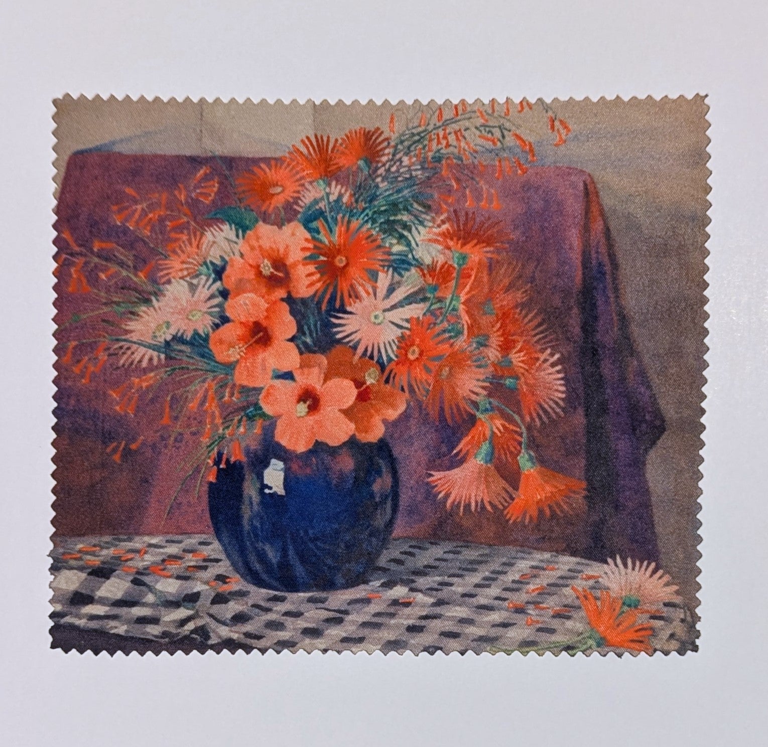 Hibiscus Gerbera and Russelia Lens Cloth