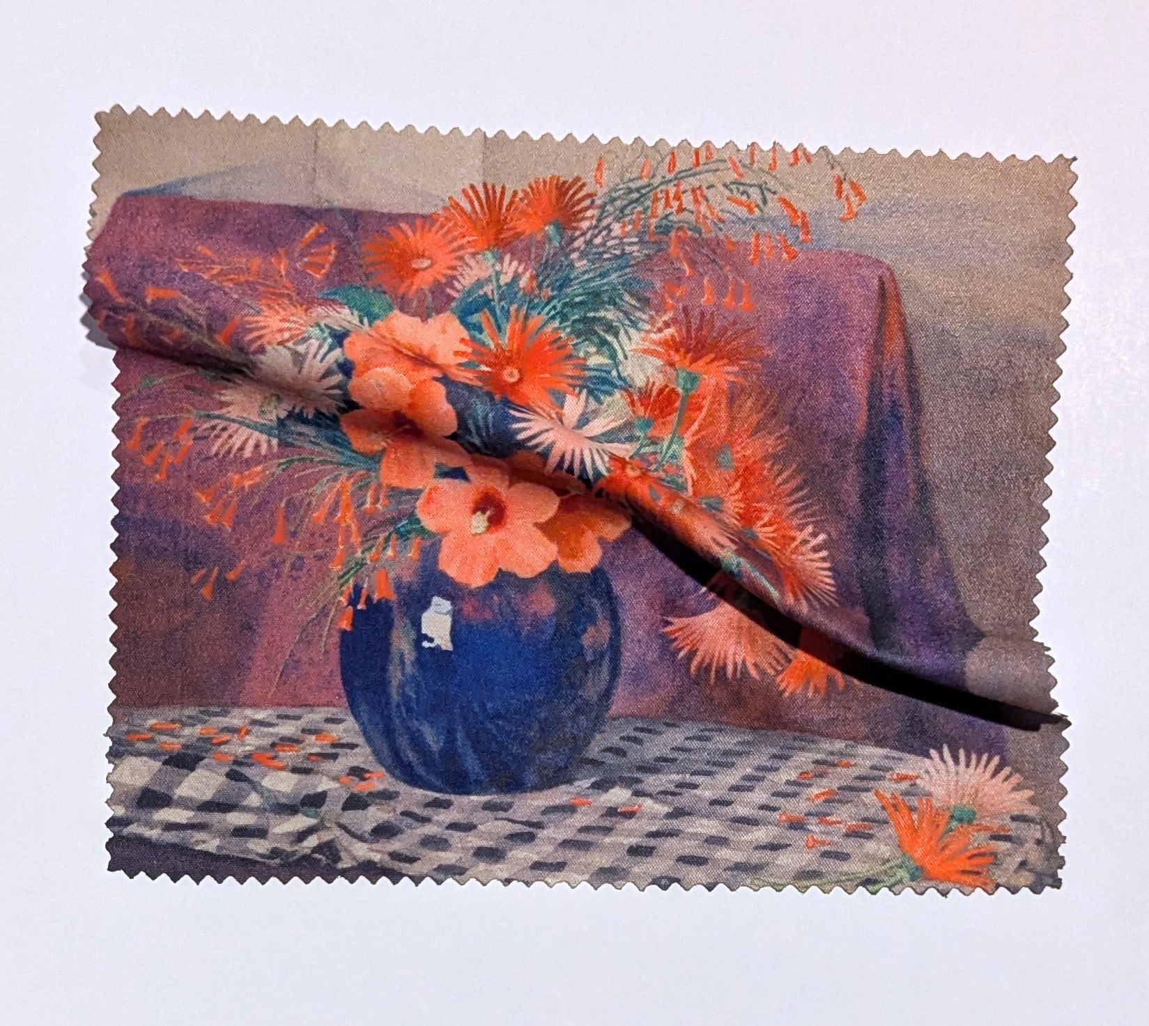 Hibiscus Gerbera and Russelia Lens Cloth