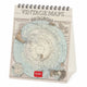 Vintage Maps Desk Calendar 2026
