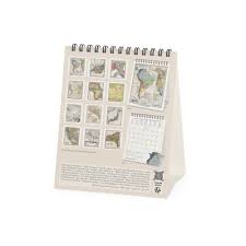 Vintage Maps Desk Calendar 2026