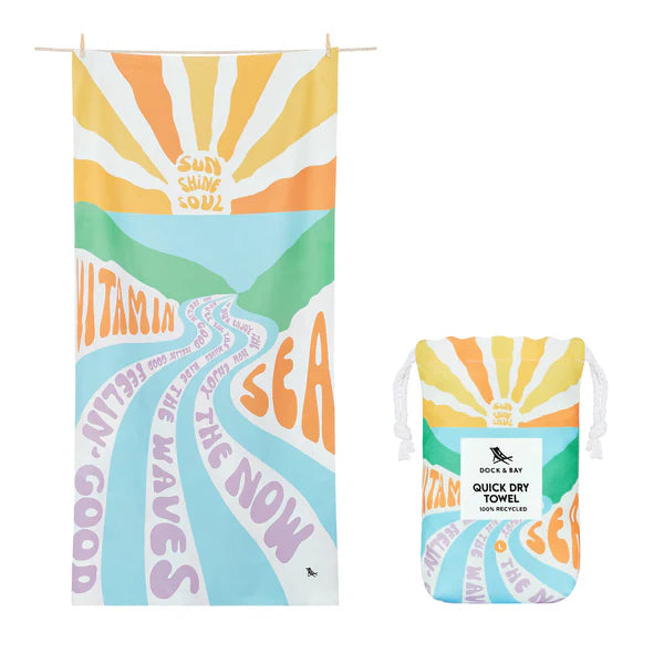 Beach Towel Vitamin Sea Large