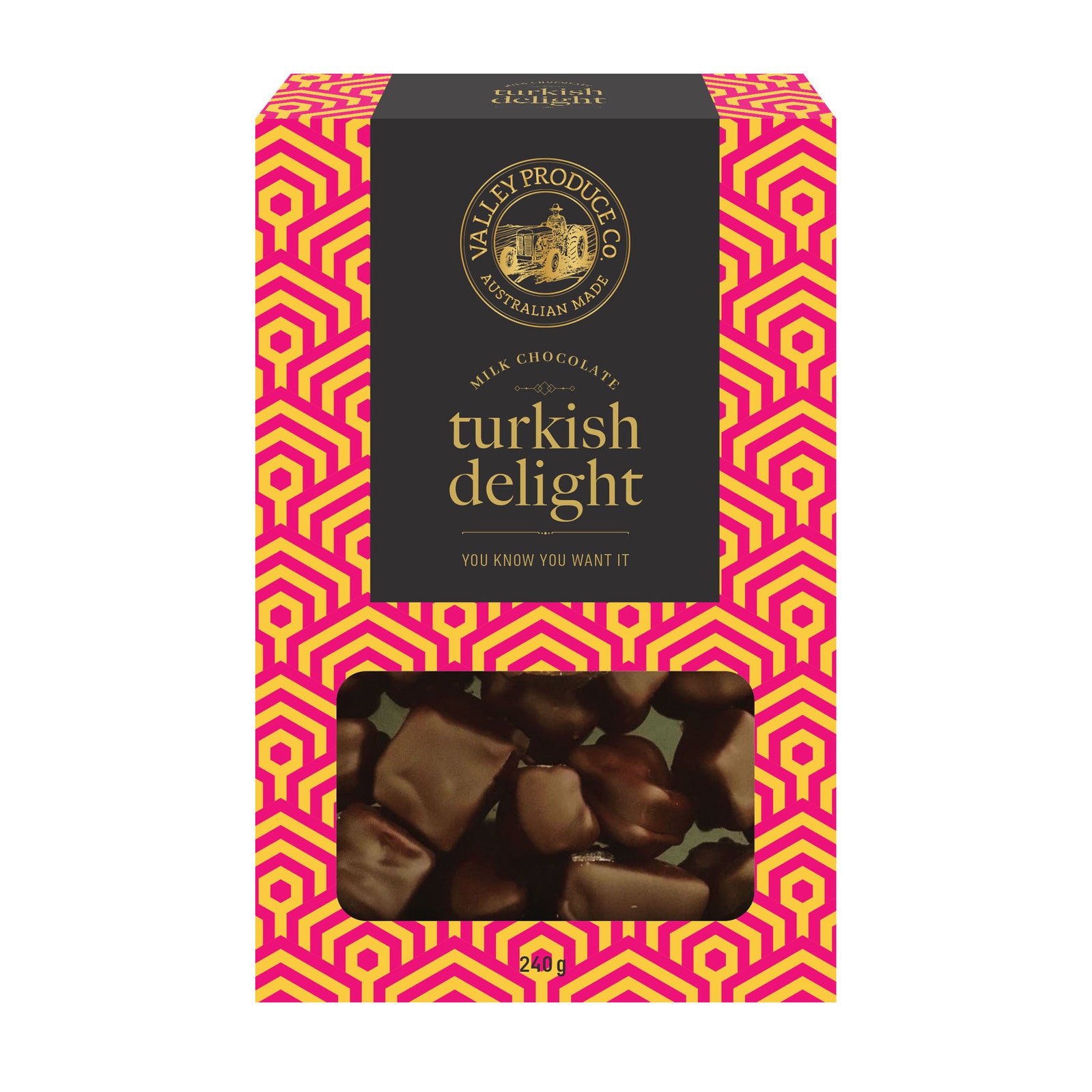 Milk Chocolate Turkish Delight 200g