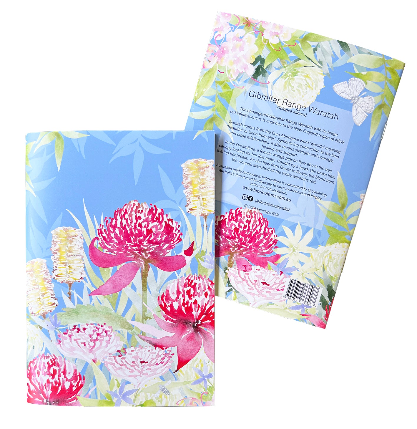 Australian Wildflower Notebook - Waratah
