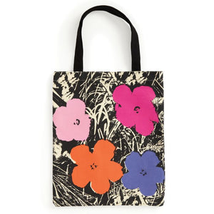 Andy Warhol Flowers Tote Bag