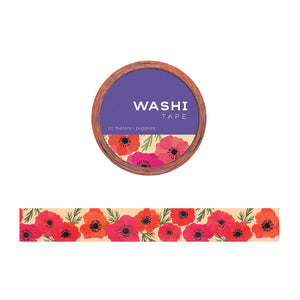 Washi Tape: Poppies