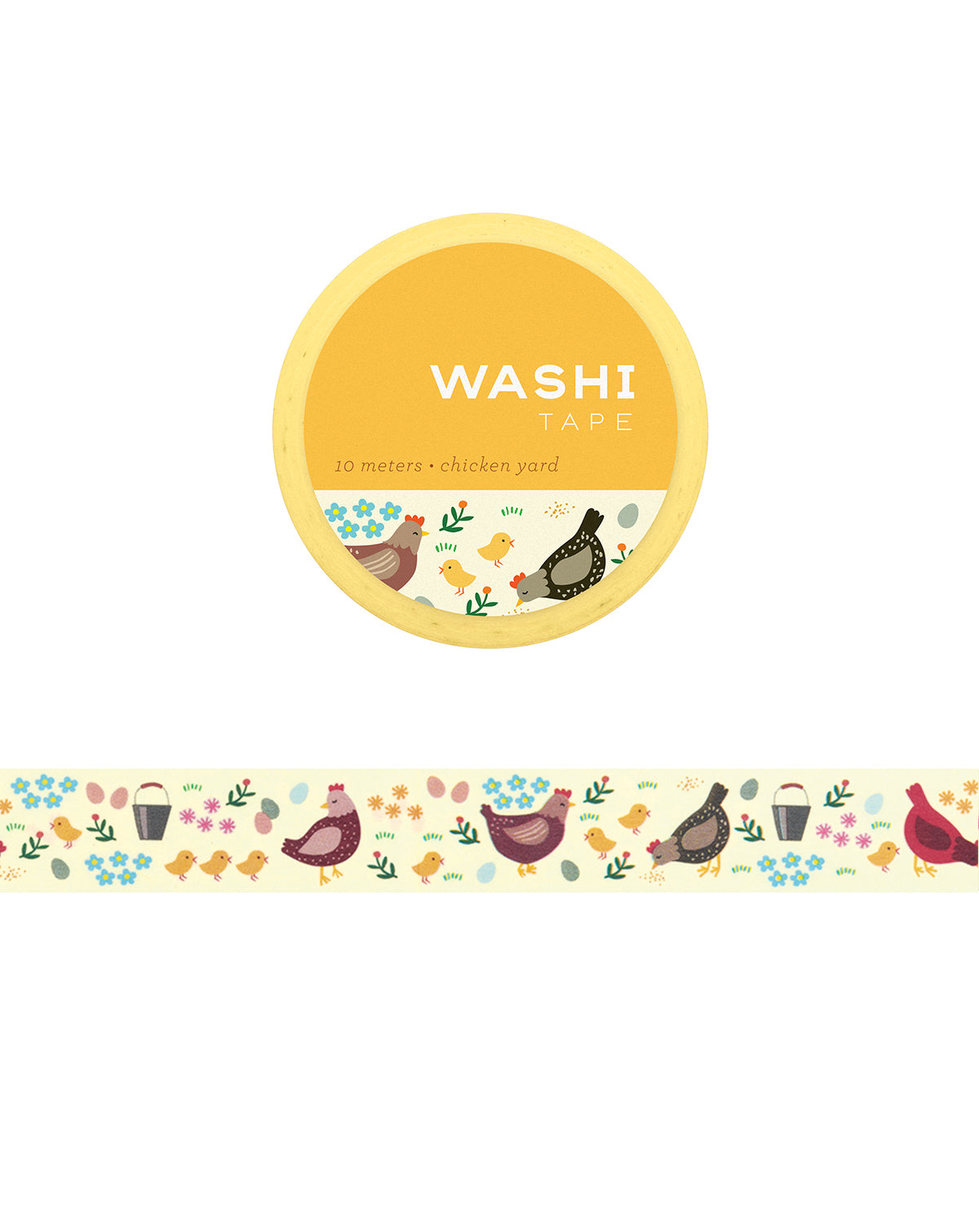 Washi Tape: Chicken Yard