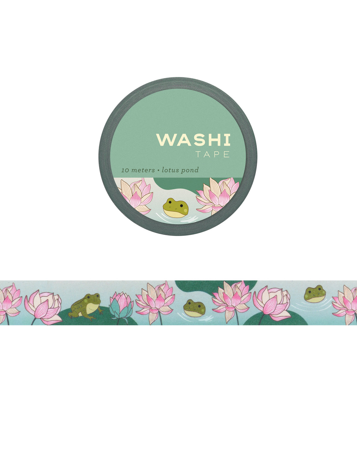 Washi Tape: Lotus Pond