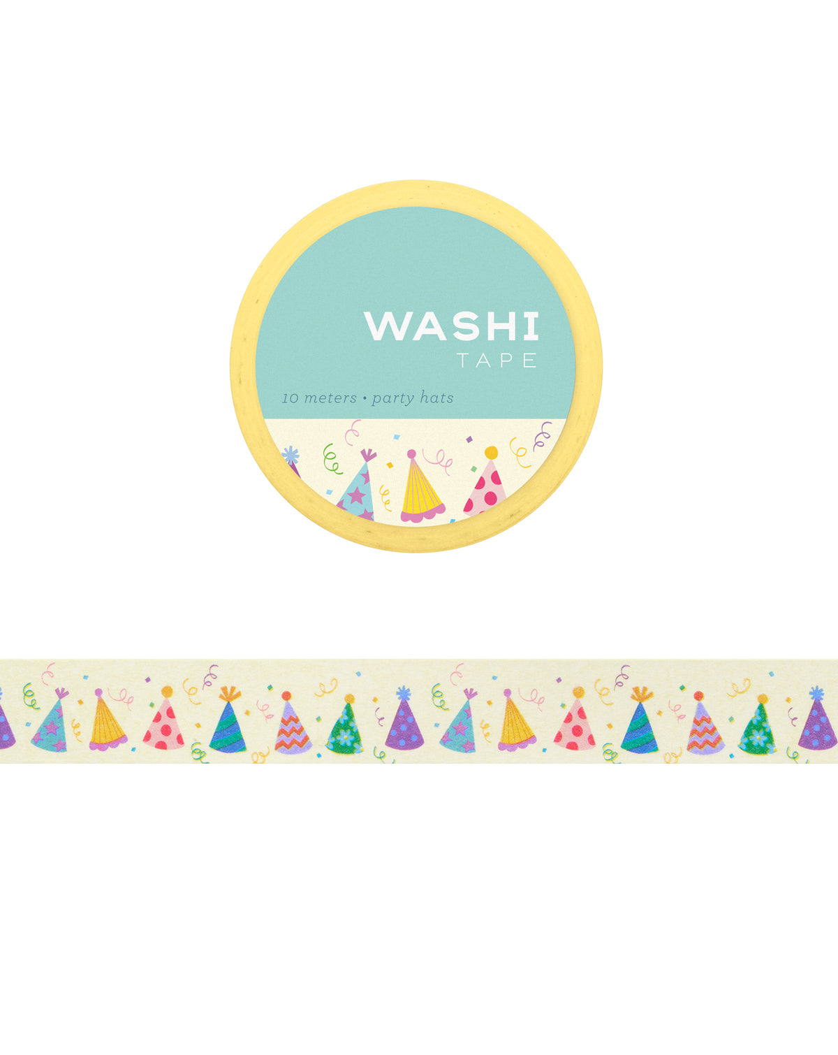 Washi Tape: Party Hats