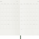 Weekly Notebook Diary Soft Cover Large Myrtle Green 2026-27 18 Month