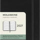 Weekly Hardcover Horizontal Diary Pocket Black 2027