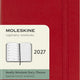 Weekly Hardcover Diary Pocket Red 2027
