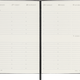 Weekly Hardcover Vertical Diary Pocket Black 2027