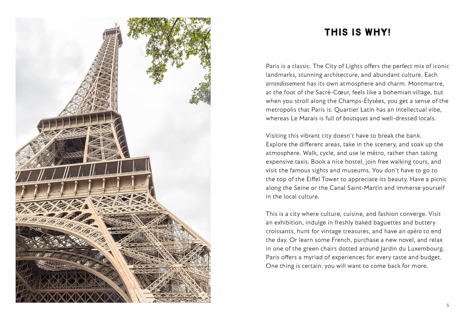 Why Should I Go to Paris