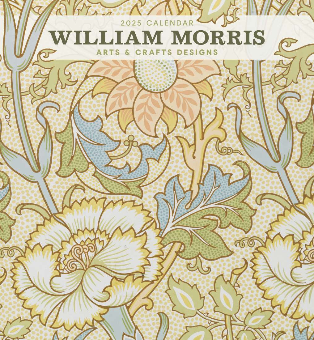 William Morris Arts & Crafts Designs 2025 Wall Calendar